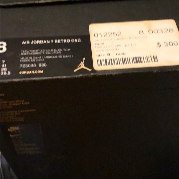 Jordan 7 Retro C&C - Picture 6 of 6